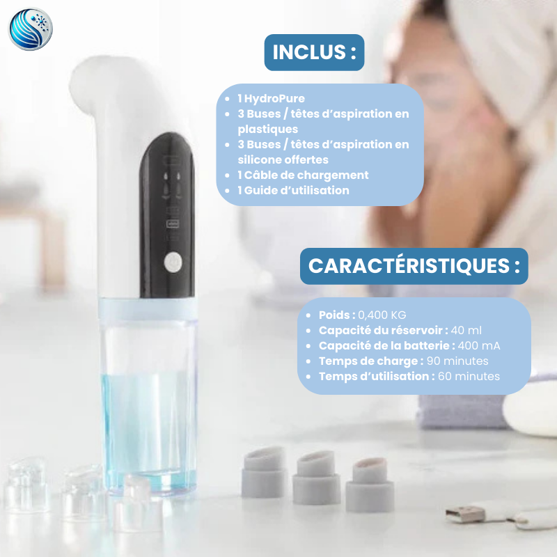 Skinova HydroPure - L'aspirateur à points noirs avec hydratation profonde