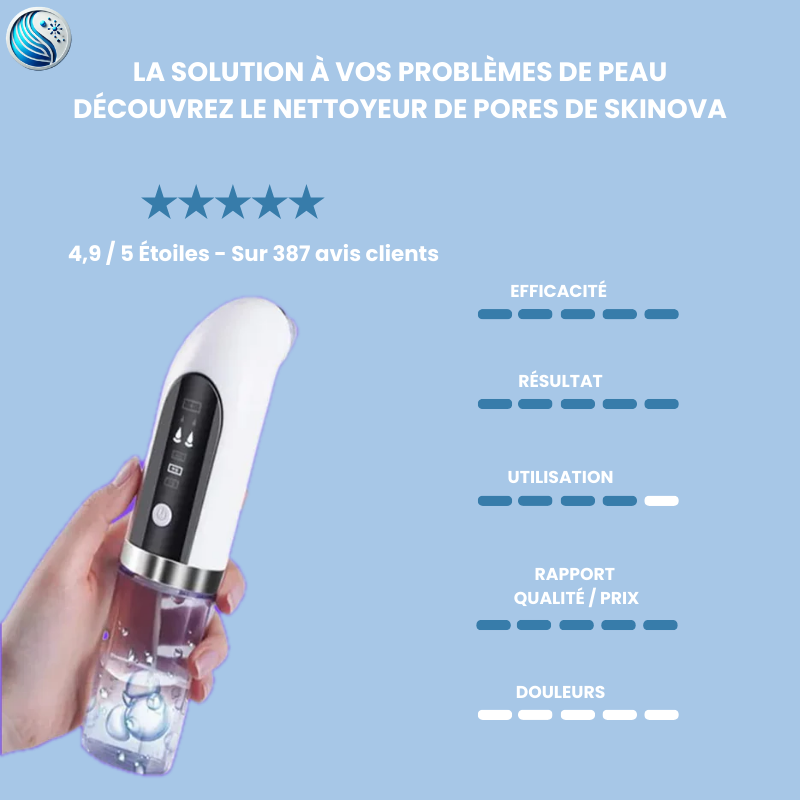 Skinova HydroPure - L'aspirateur à points noirs avec hydratation profonde
